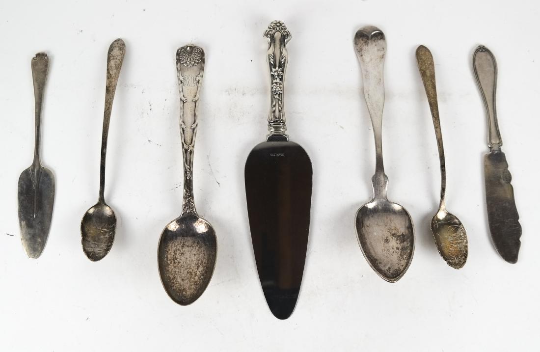 Seven Silver & Coin Silver Serving Pieces (1 of 5)