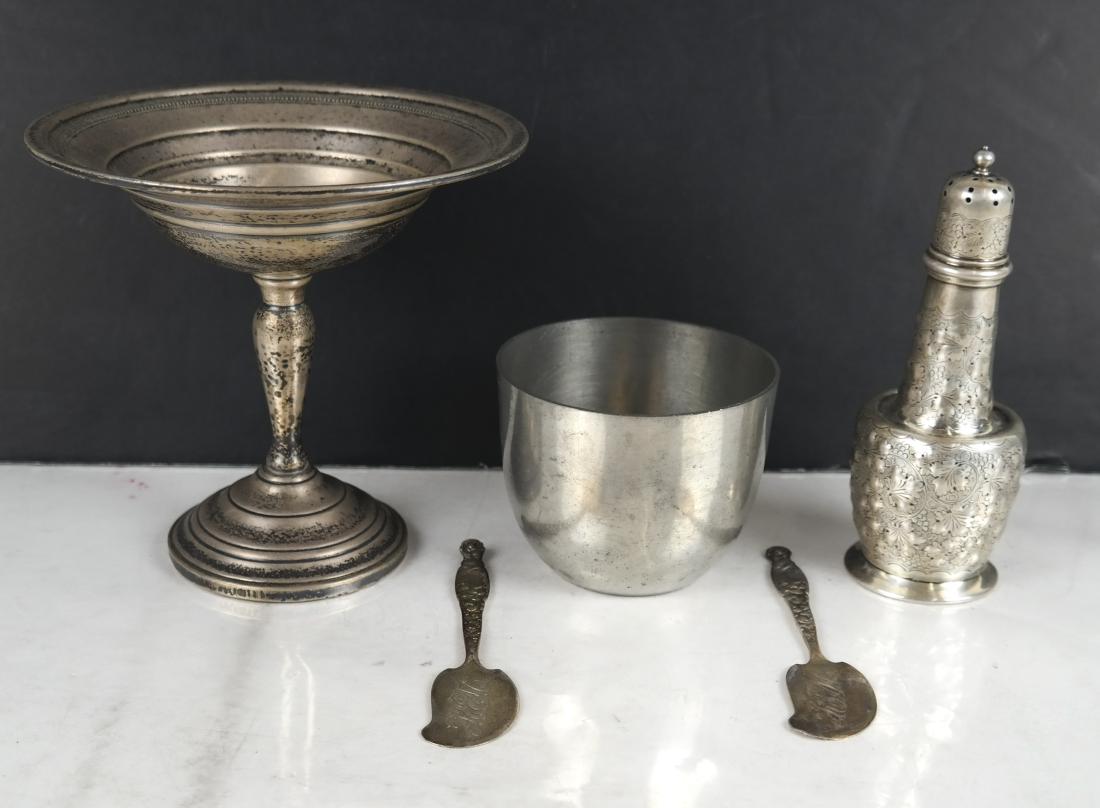 Lot of 4 Silver Items & 1 Preisner Pewter Cup (1 of 7)
