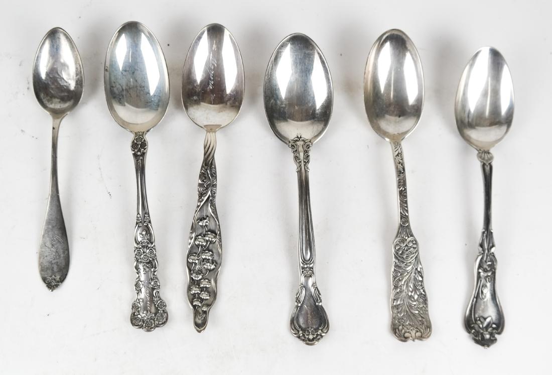 Six  Assorted Sterling Silver Spoons (1 of 4)