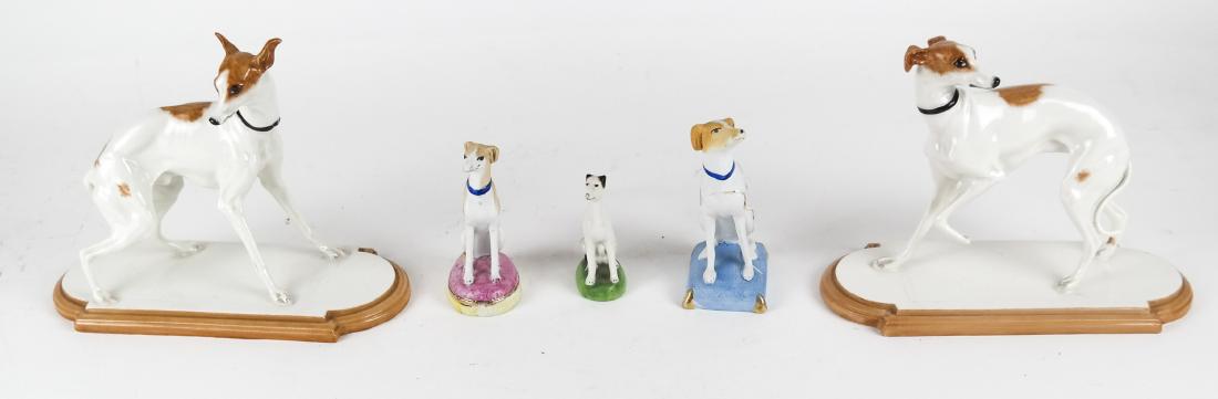 Boehm, Others: Five Porcelain Dogs (1 of 6)