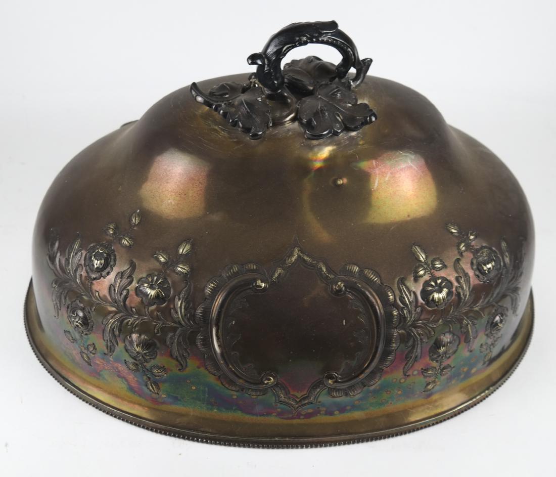 Silver Plate Repousse Turkey Cover (1 of 5)