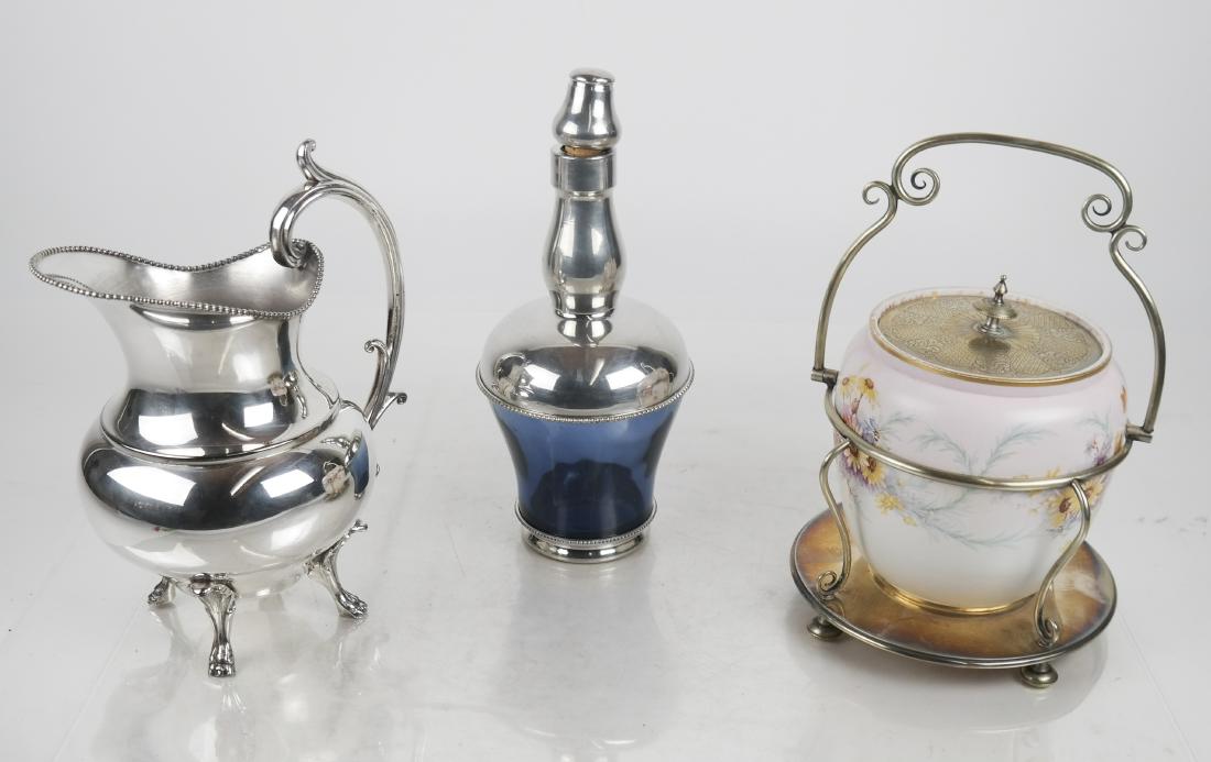 Three Silver Plate Table Items (1 of 12)