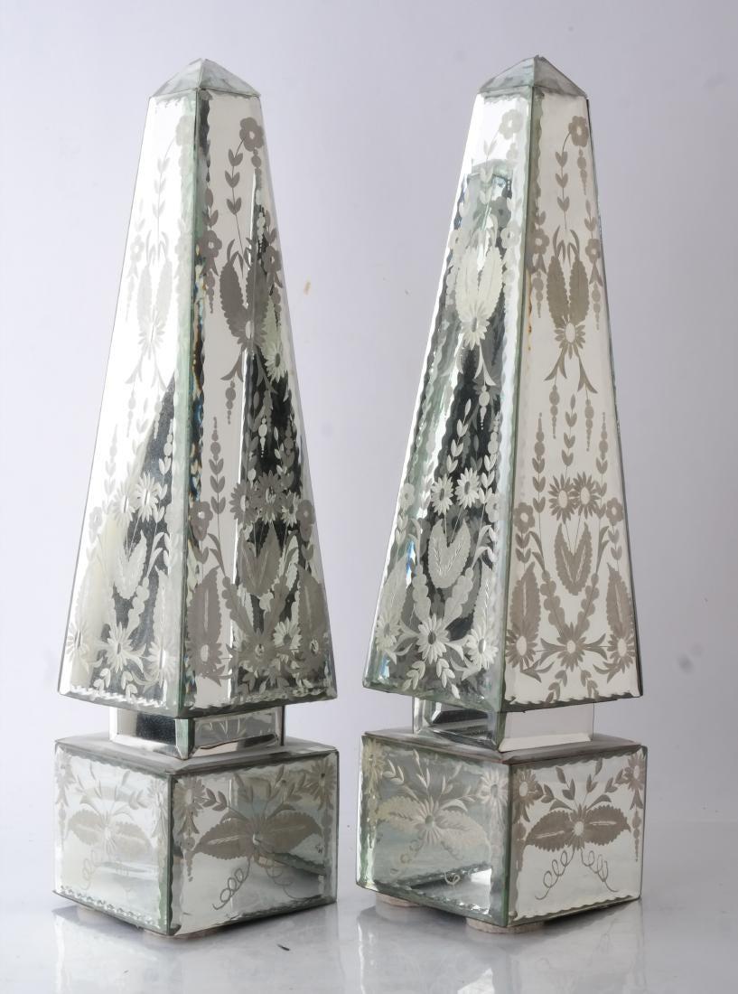 Pair of Mirrored Obelisks (1 of 8)