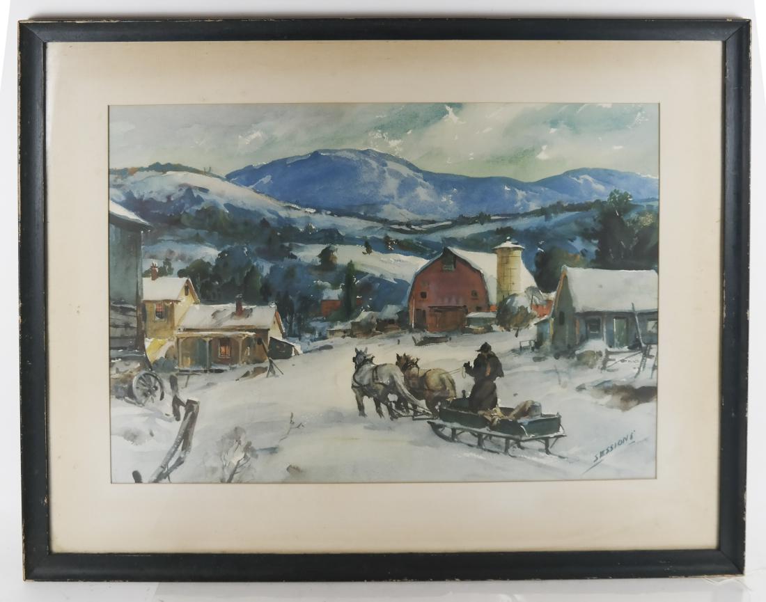 SESSIONS, Watercolor-Winter Landscape (1 of 9)