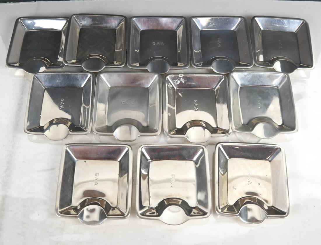 12 Tiffany & Co. Makers Sterling Silver Ashtrays (1 of 2)