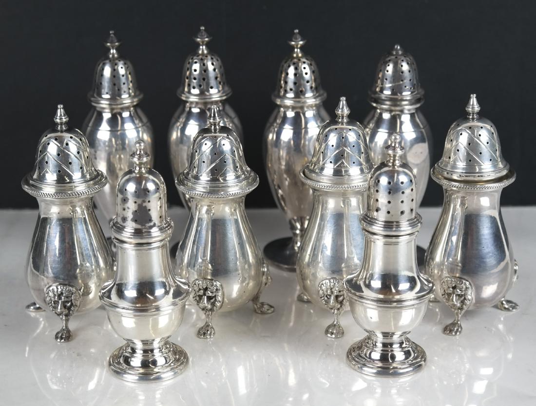 10 Sterling Silver Shakers/Sugar Casters (1 of 6)