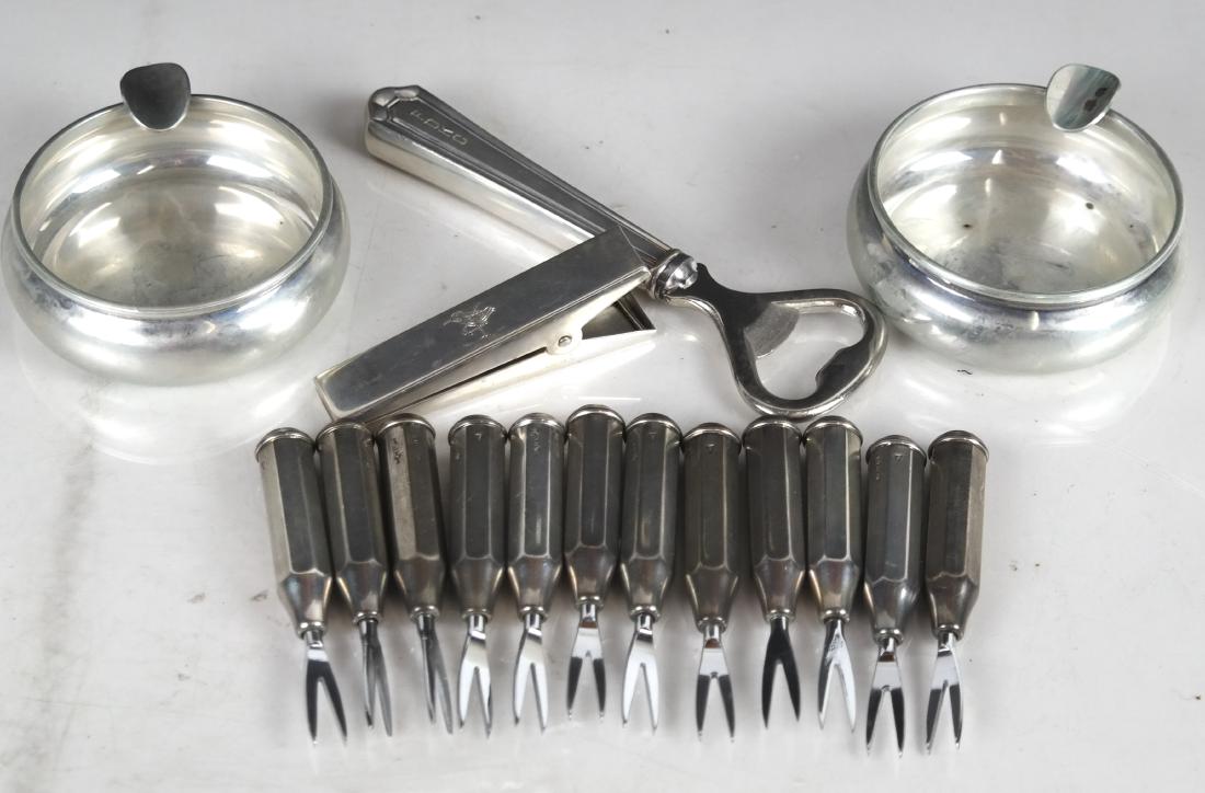 15 Sterling Silver Nut Picks, Ashtrays, Others (1 of 4)