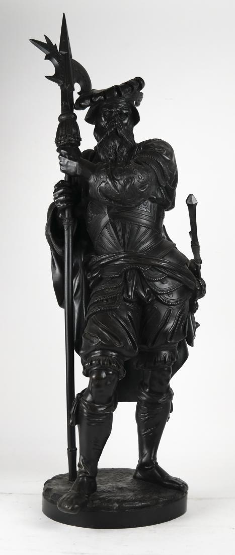 CARRIER:  Bronze Cavalier on Bronze Base (1 of 7)