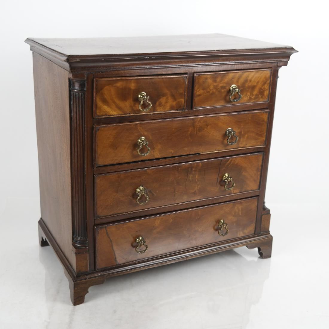Salesman's Sample Miniature Chest, Mahogany (1 of 10)