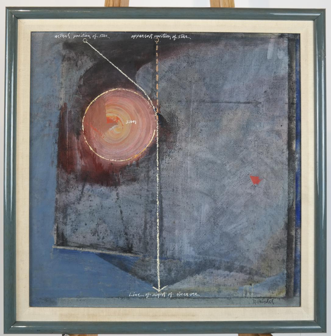 Robert HEINDEL:  Sun, Space - Oil on Board (1 of 6)