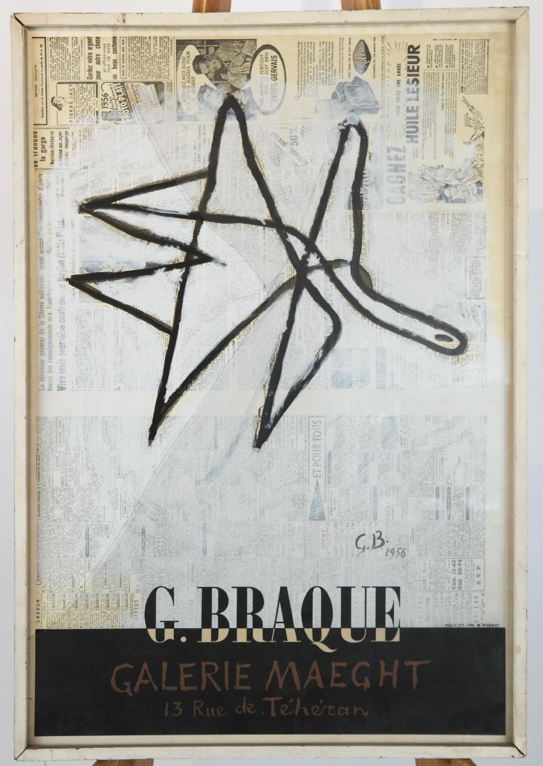 G. BRAQUE: Framed Lithograph Print (1 of 4)
