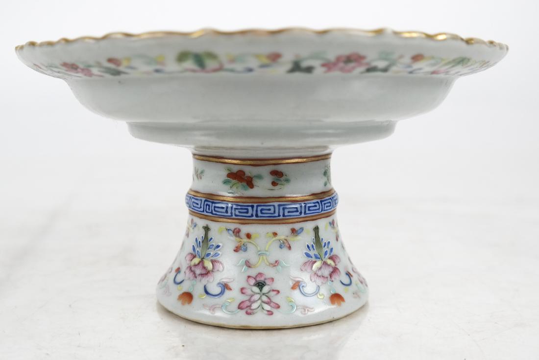 Chinese Porcelain Pedestal Vase (1 of 3)