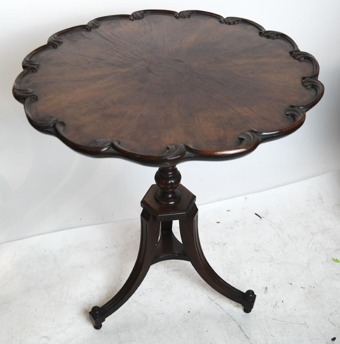 Scalloped Pie Crust Tripod Table (1 of 6)