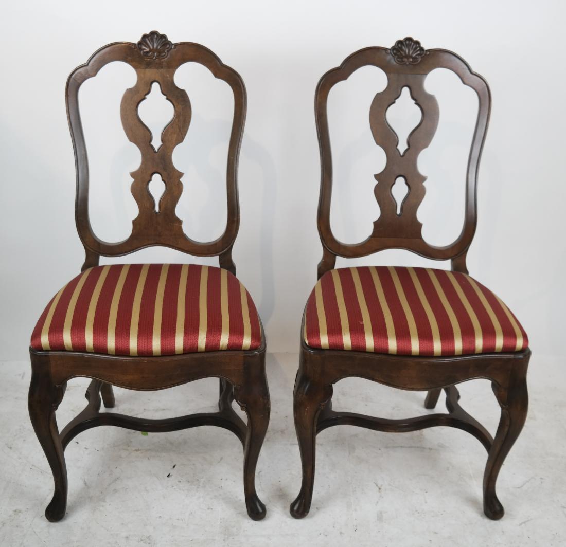 6 Antique French Provincial Shell Carved Chairs (1 of 4)