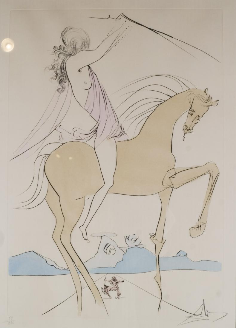 S. DALI: Etching - "Amazone II" (1 of 13)