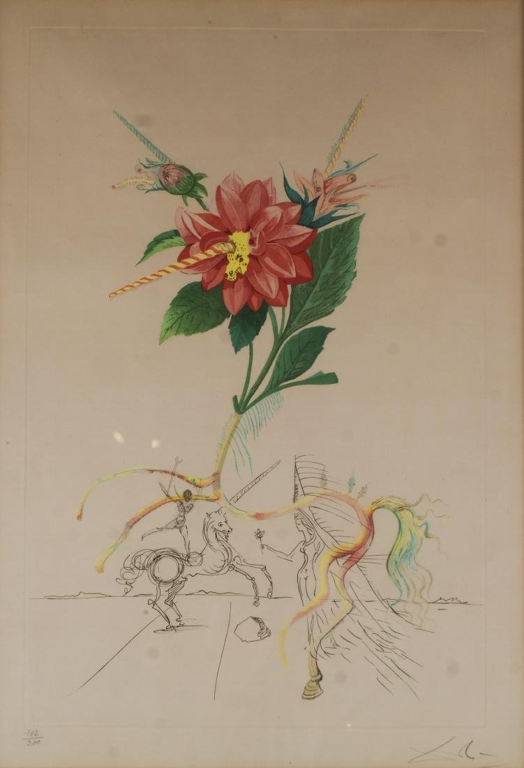 S. DALI: Etching-Unicorn (1 of 8)