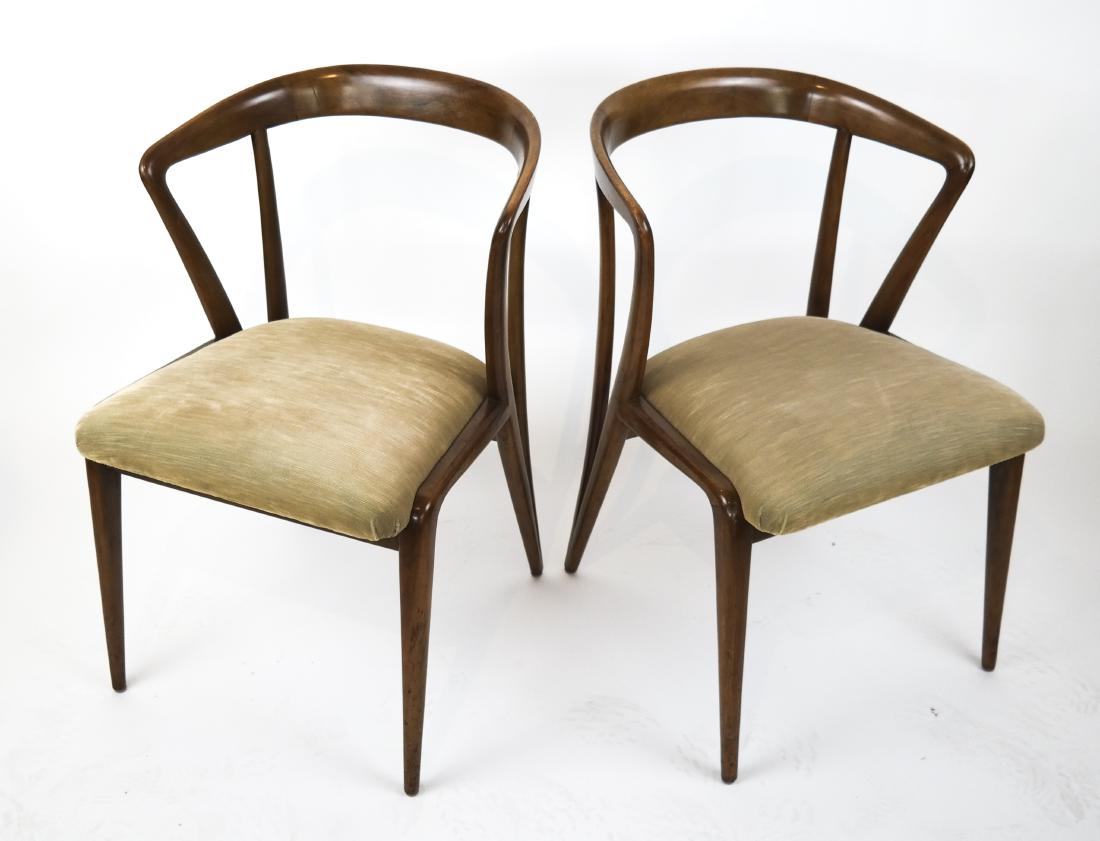 Pair 20th C. Modern Bertha SCHAEFER Chairs (1 of 5)
