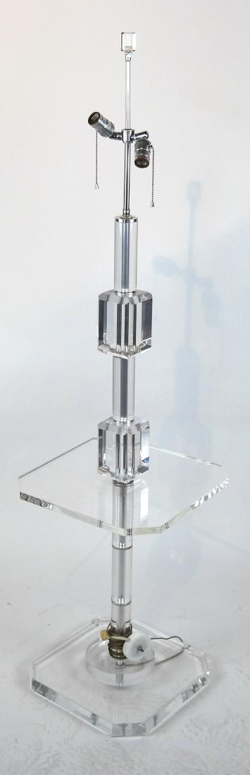 Les Prismatiques Lucite Floor Lamp (1 of 8)