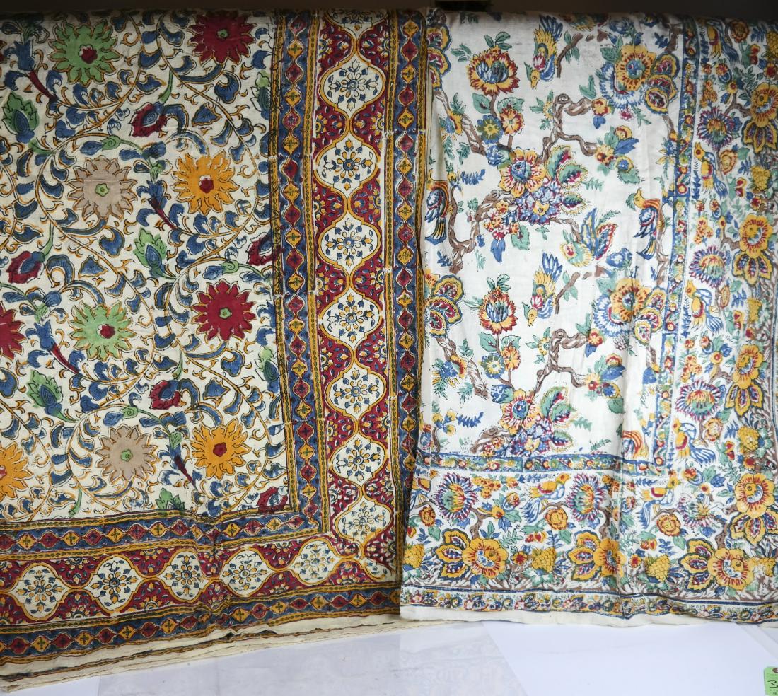 Two Vintage 70s Indian Cotton Textiles (1 of 6)