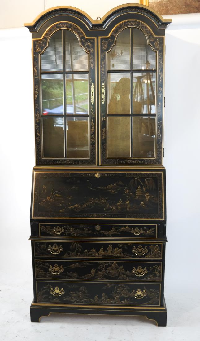 Drexel Heritage Chinoiserie Secretary Bookcase (1 of 8)