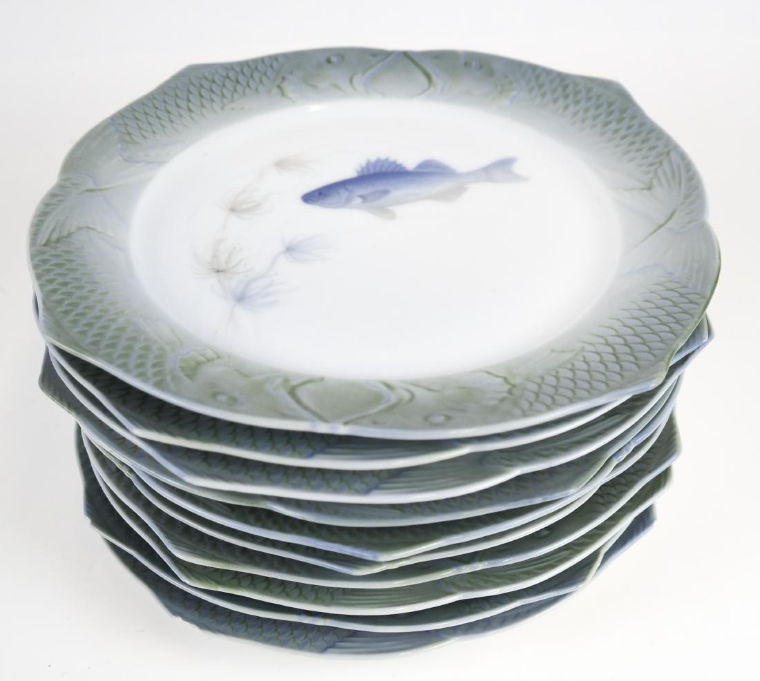 Royal Copenhagen Porcelain Fish Plates (1 of 5)