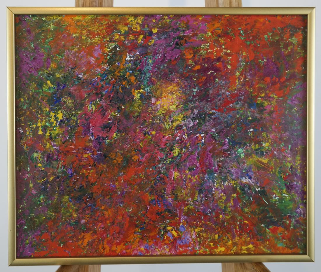 Louise LANE: "Sunshine Garden" - Acrylic (1 of 3)