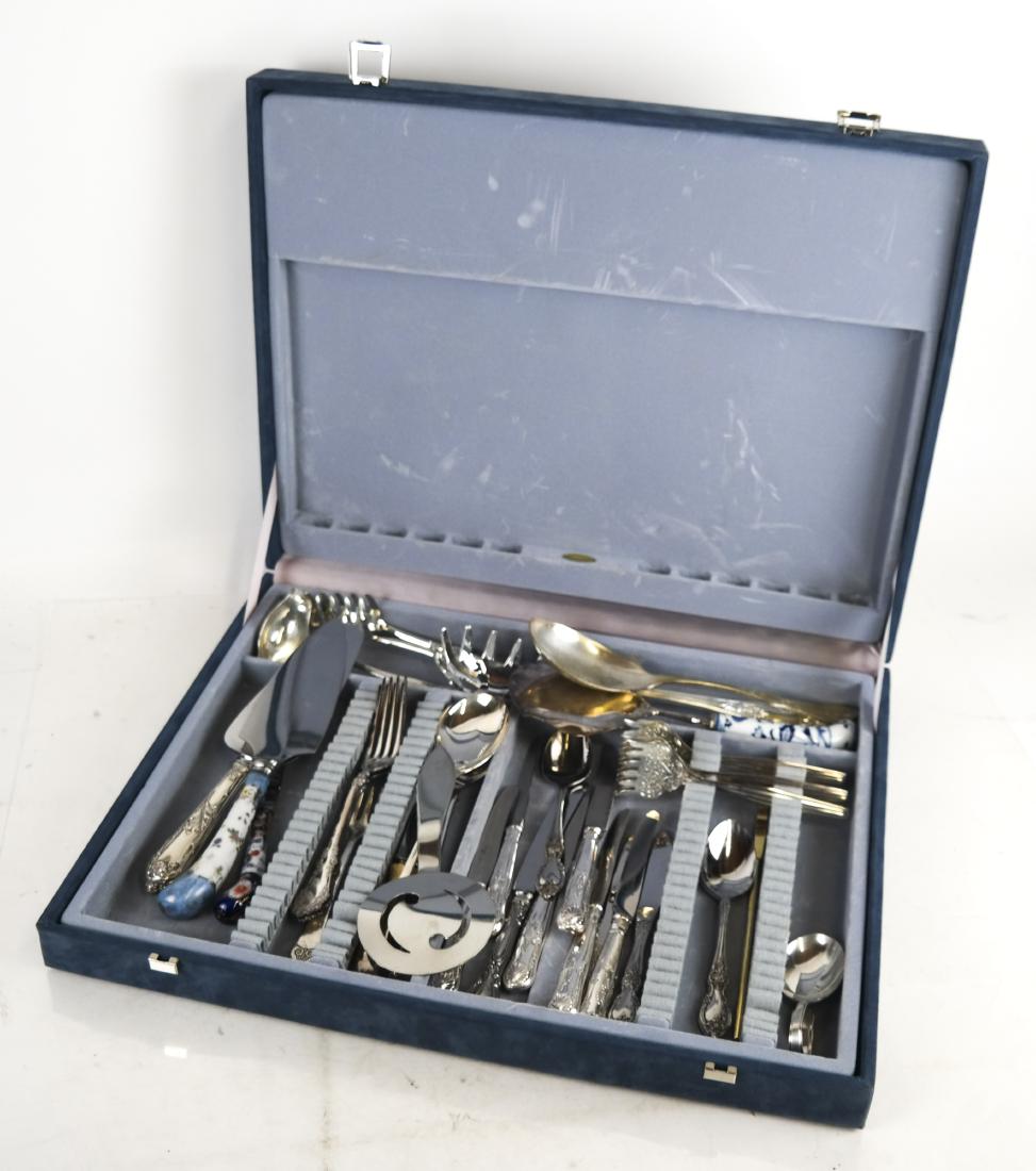 Assorted Silver-Plated Flatware & Serving Pieces (1 of 9)