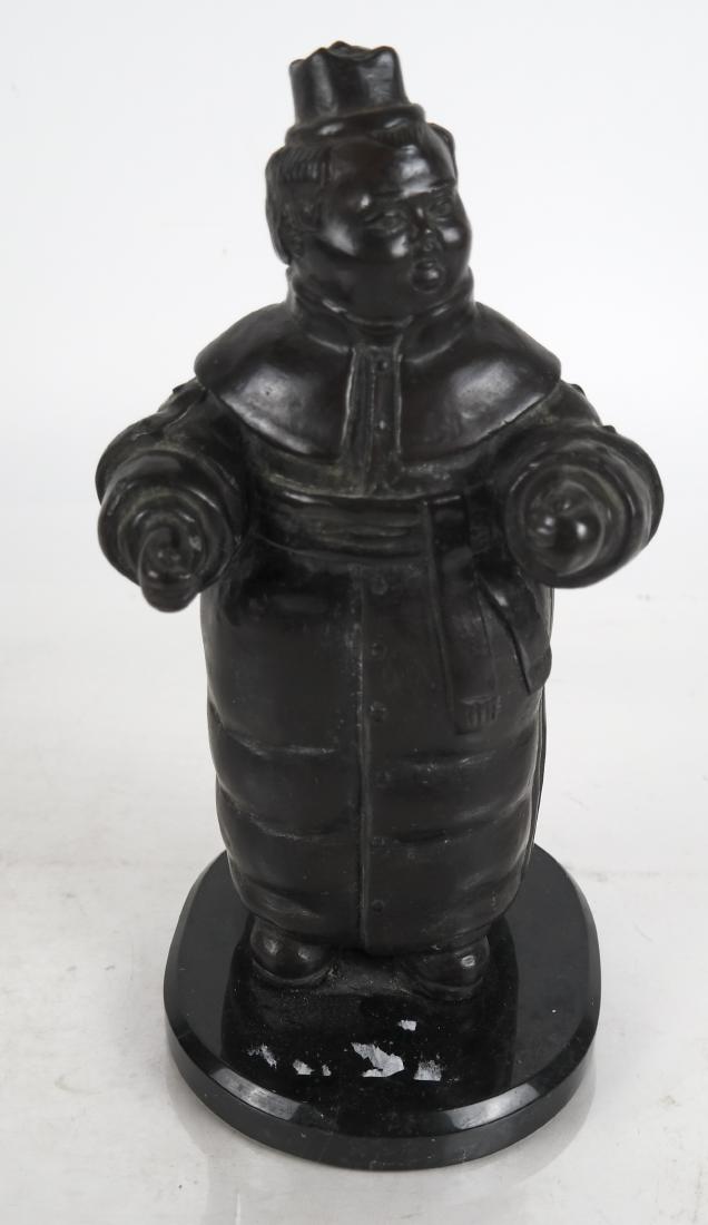 F. BOTERO: Asian Monk Sculpture - Bronze (1 of 7)