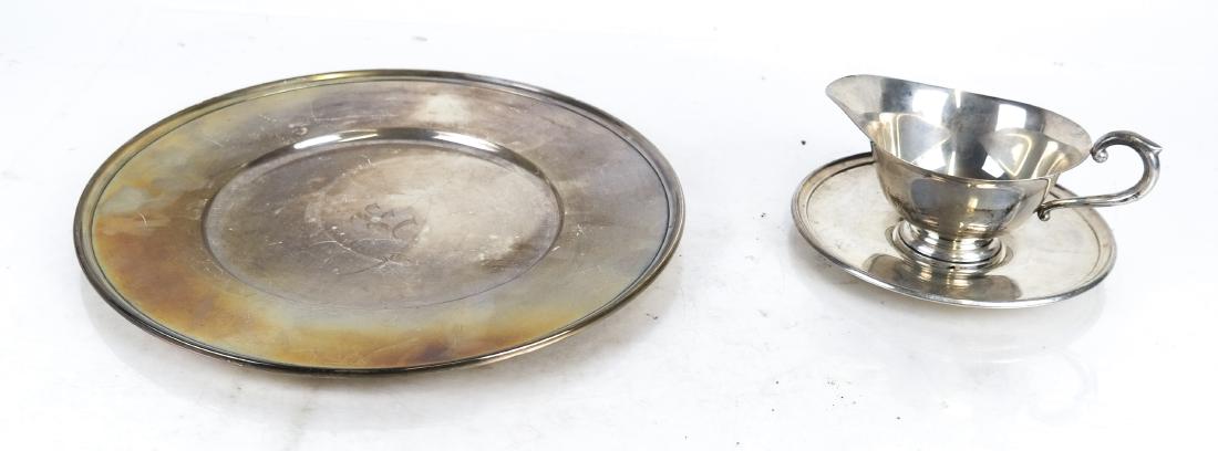 Sterling Cartier Cup & Saucer & Towle Plate (1 of 10)