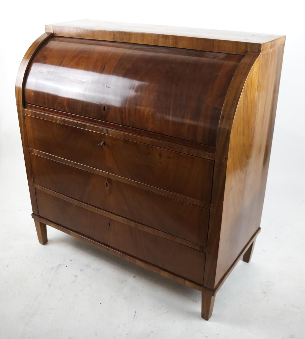Biedermeier Cylinder Roll-Top Desk (1 of 7)