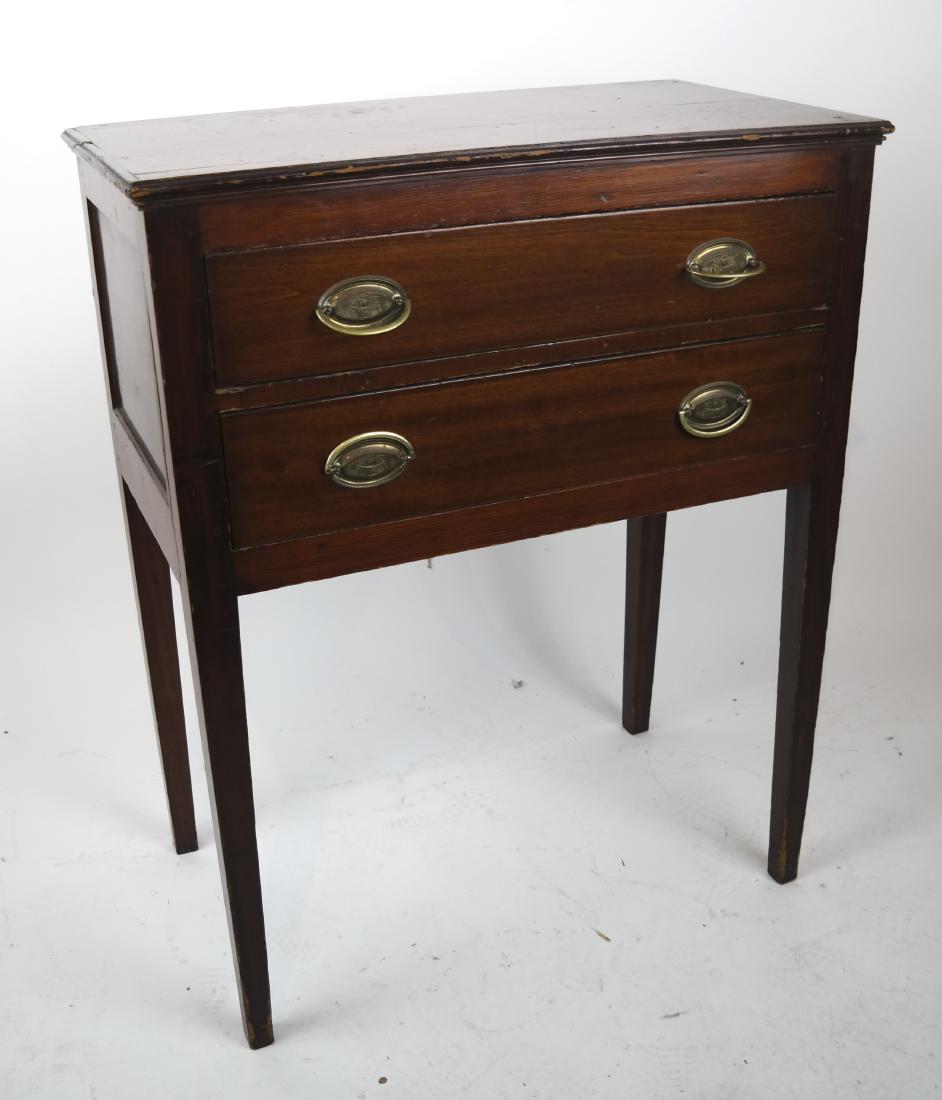 Antique American Cherry Wood Stand (1 of 8)