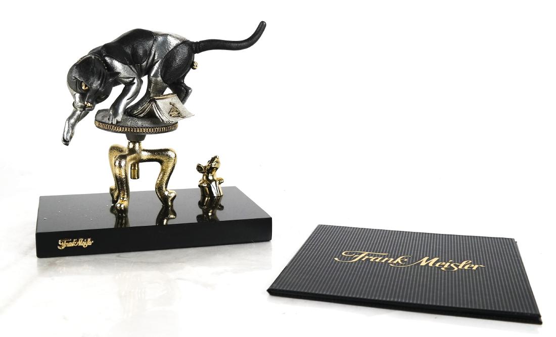 Frank MEISLER: "Cat and Mouse" - Bronze Sculpture (1 of 8)
