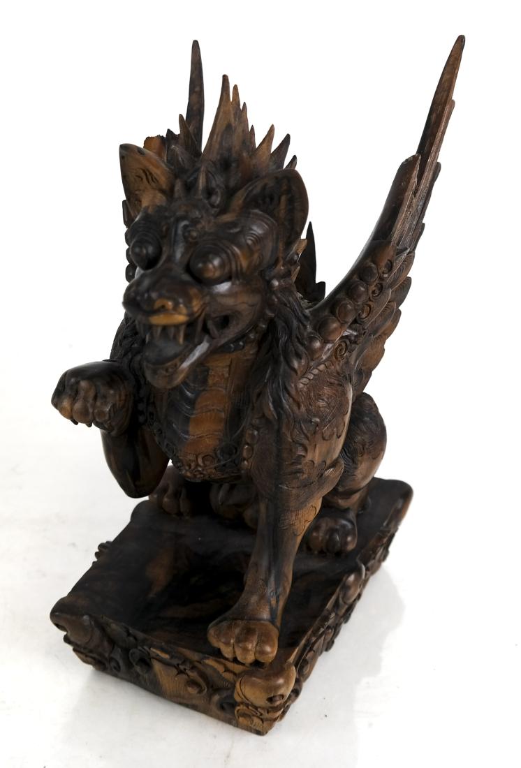 Indonesian Winged Demon/Animal Sculpture (1 of 9)