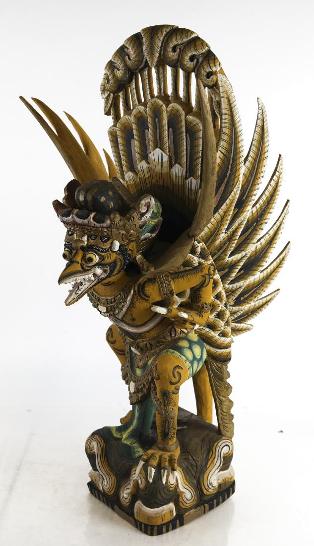 Indonesian Carved Wood Demon Figure (1 of 6)