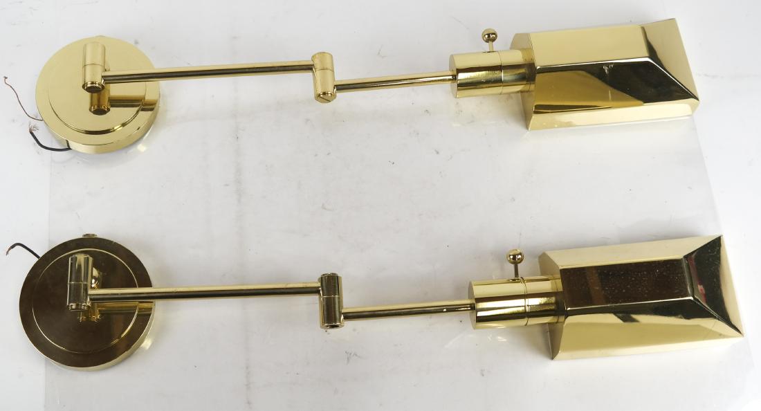 Pair of Brass Single-Light Wall Sconces (1 of 5)