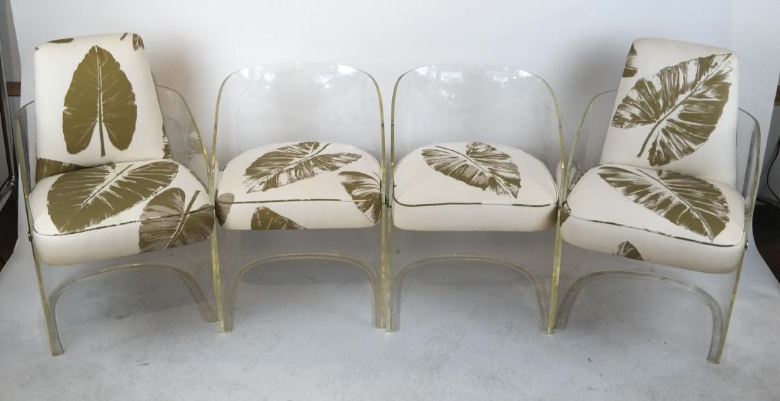 Four 20th Century Modern Lucite Chairs (1 of 6)