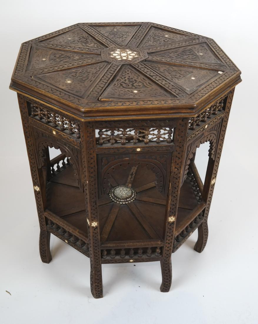 Moroccan Octagonal Table W/ Relief Design (1 of 7)
