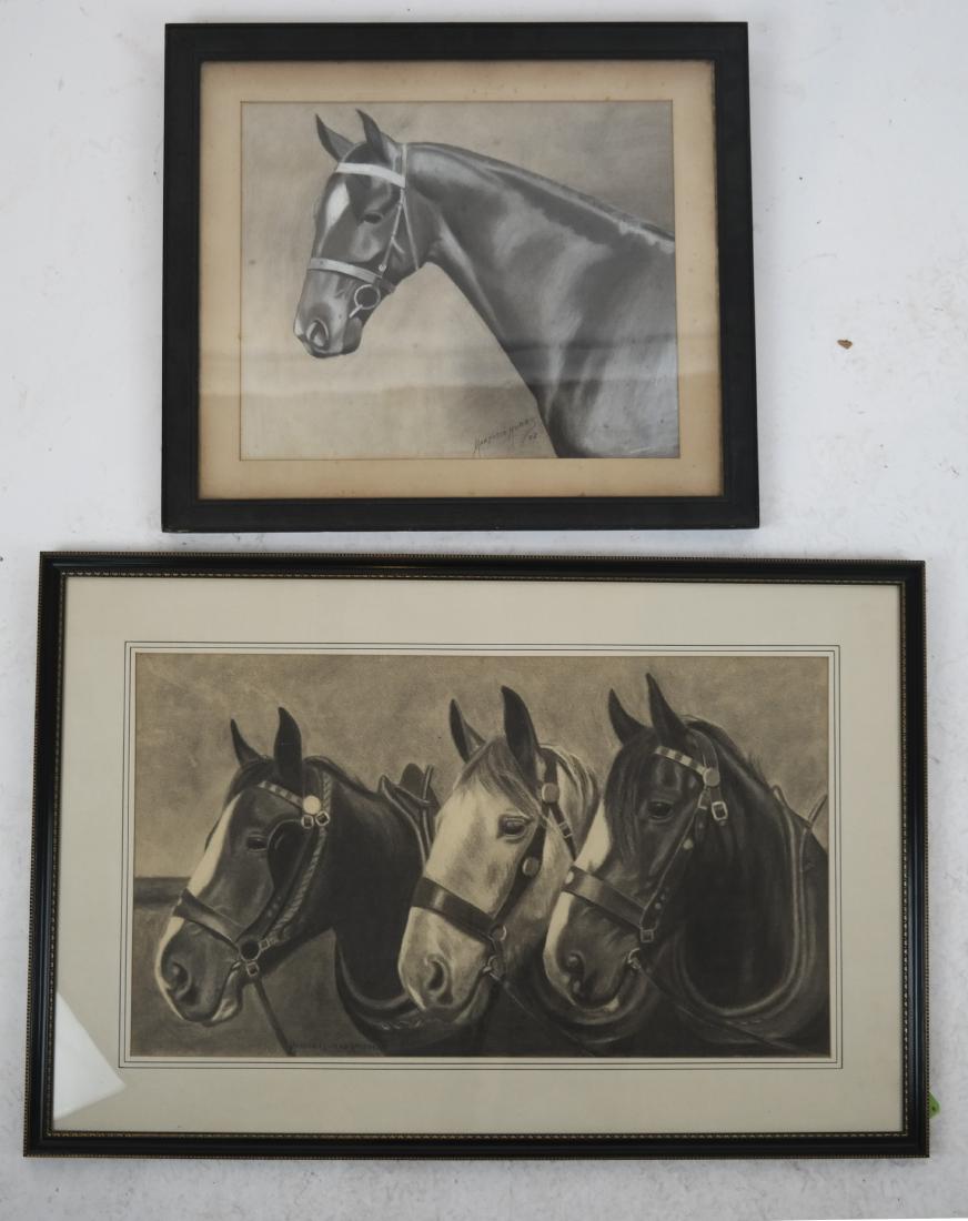 Marjorie Hubbs ANDERSON: Horses - Charcoals (1 of 6)