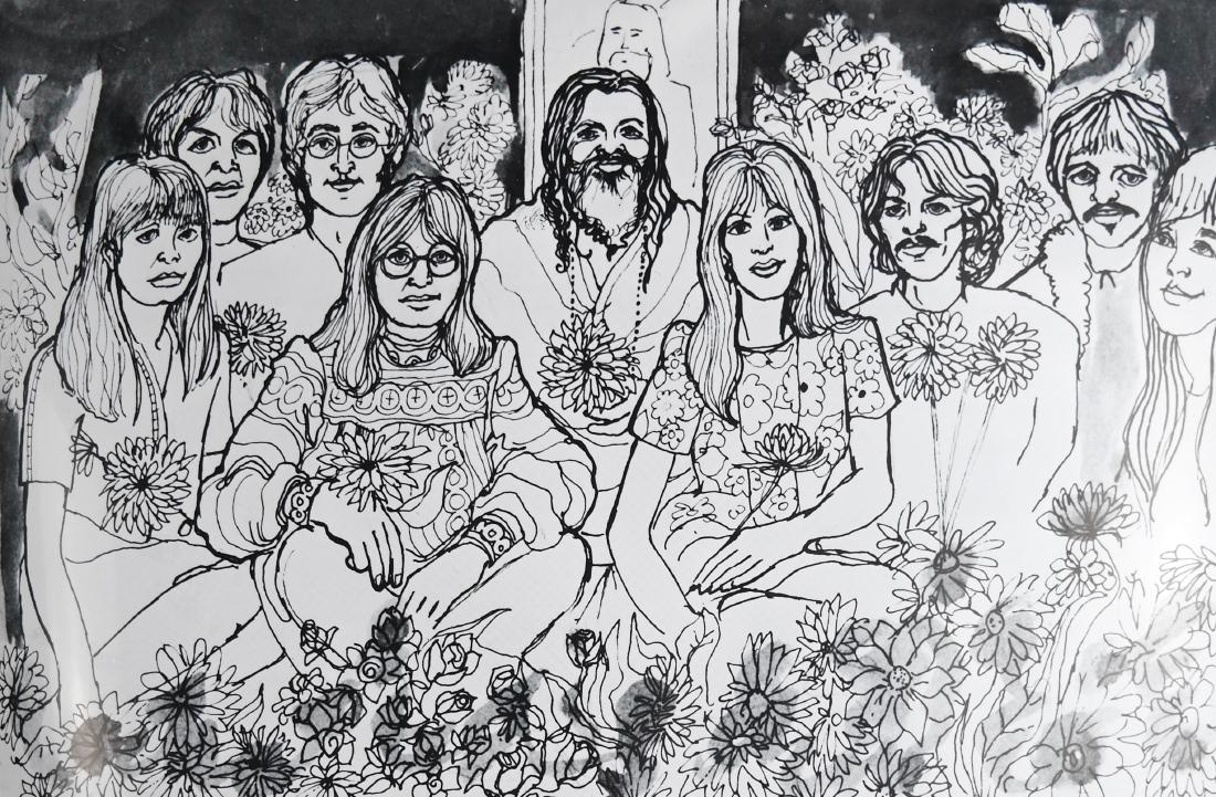 Cynthia Lennon Twist: "Beatles & Maharishi" Signed (1 of 6)