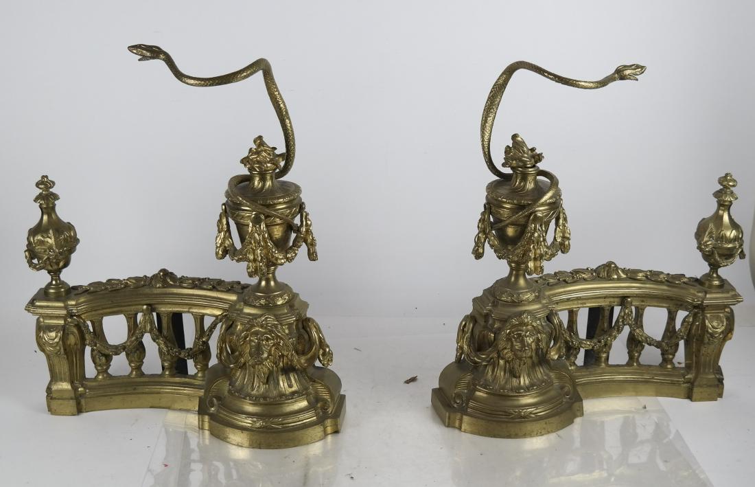 19th C. French Ornate Chenets (1 of 5)