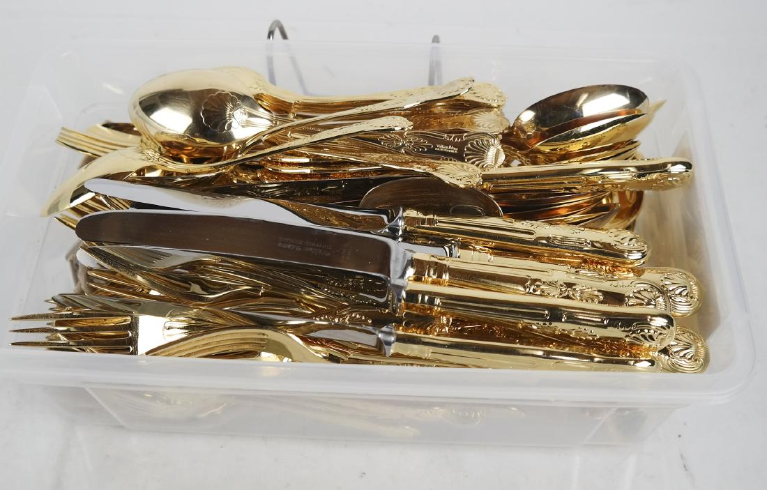 Gold Electroplate King's Flatware (116) (1 of 7)