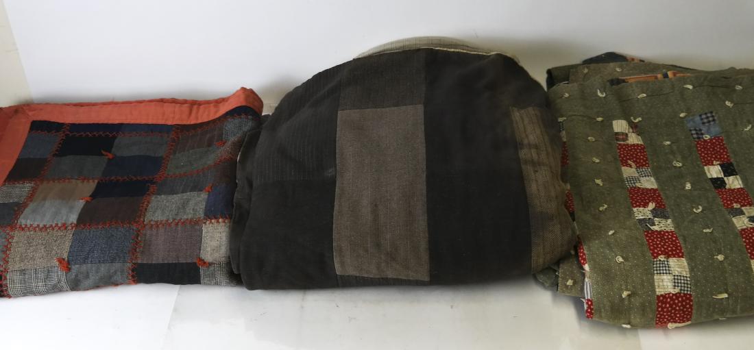 Lot of 3 Patchwork Quilts (1 of 9)