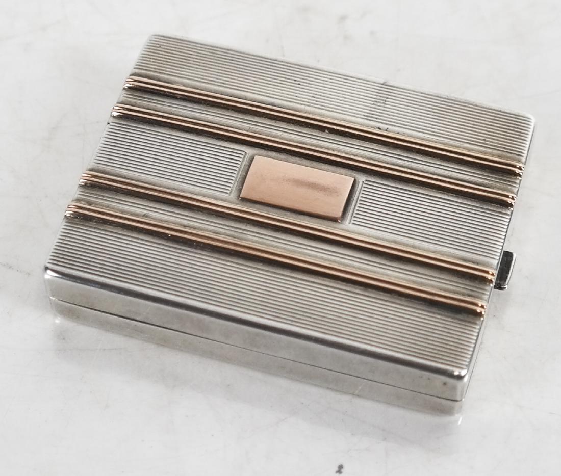 CARTIER 14k Gold on Sterling Silver Rouge Compact (1 of 7)