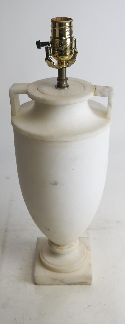 Single Alabaster Urn-Form Lamp (1 of 5)