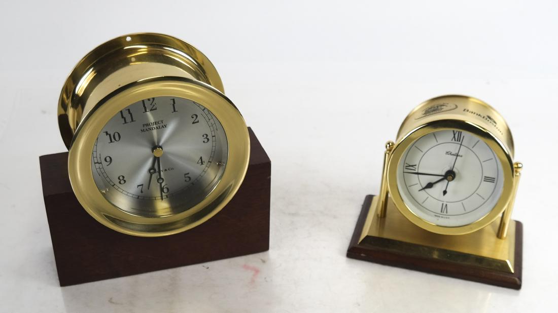 Two Ship-Style Clocks: One Tiffany & Co. (1 of 7)