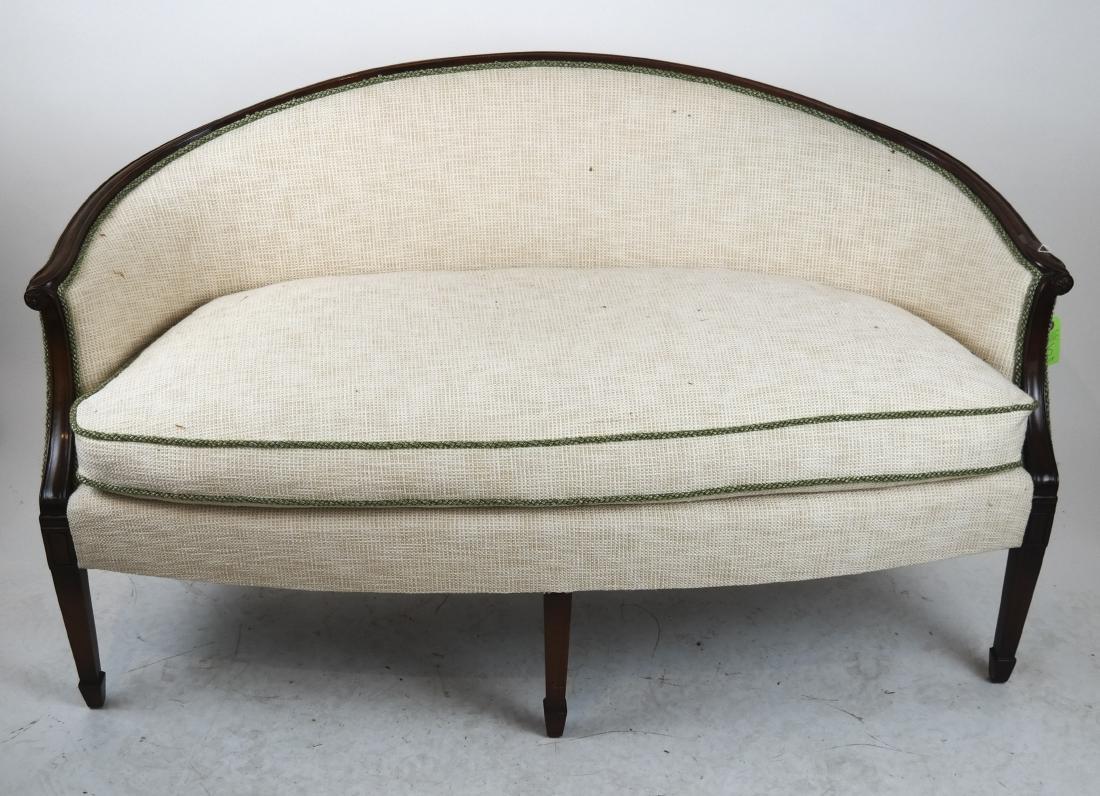 Antique Sheraton-Style Settee (1 of 6)