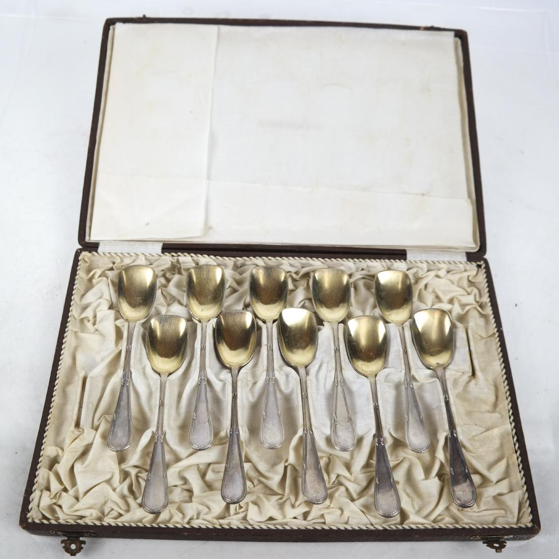 Christofle: 10 Silver Spoons in Box (1 of 6)