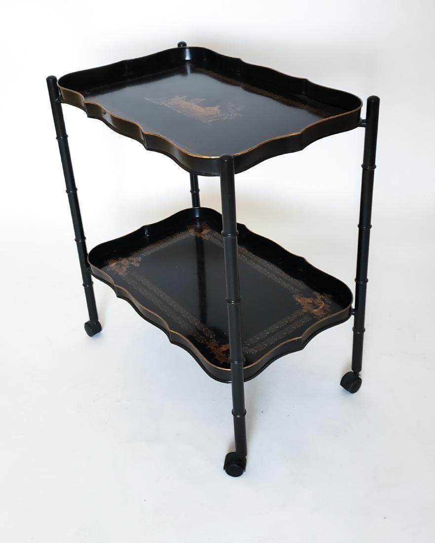 Italian Tole Two-Tier Cart (1 of 3)