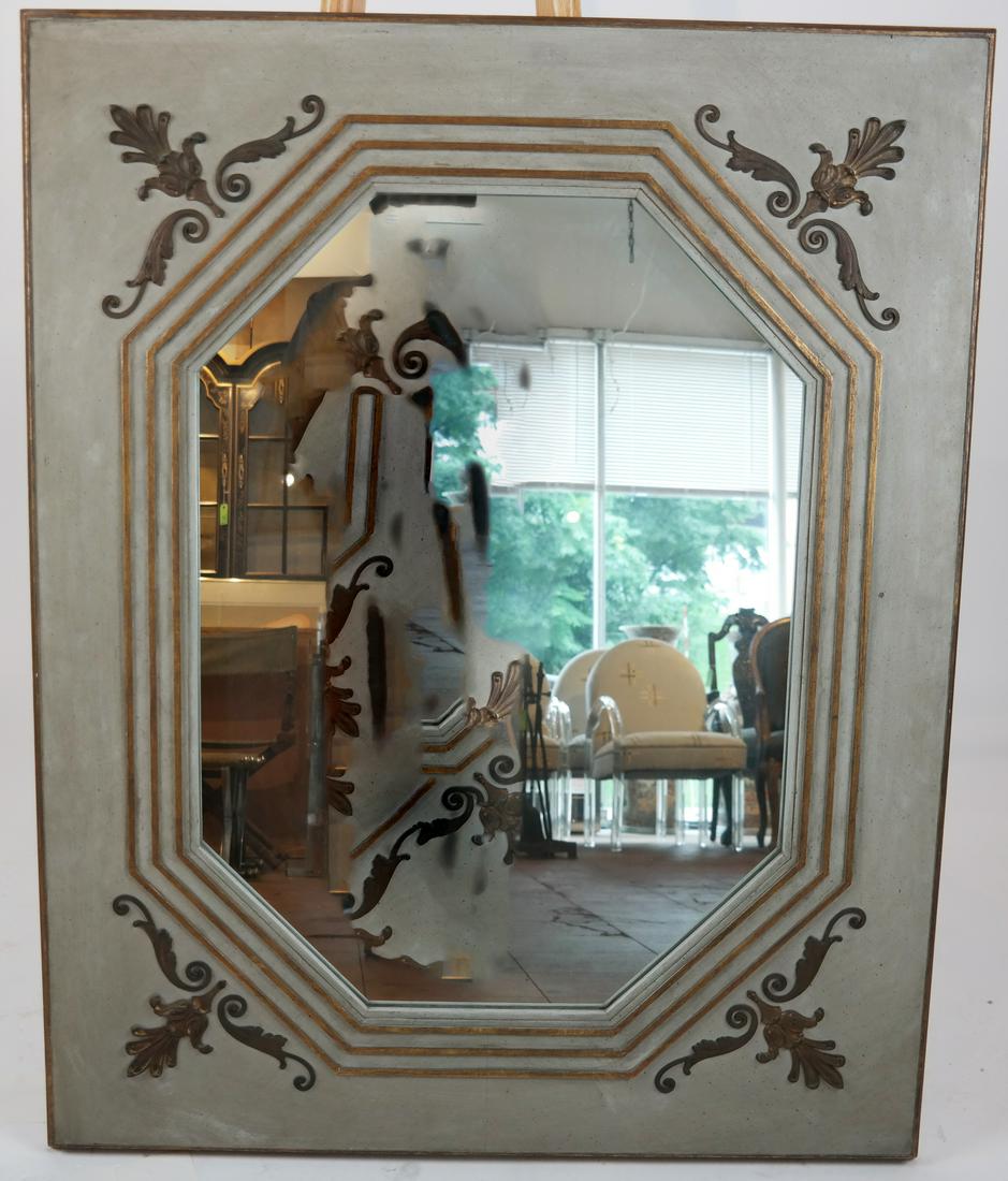 Continental-Style Painted Mirror (1 of 5)