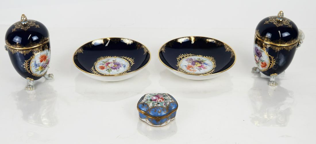 Meissen, Sevres - 5 Porcelain Objects (1 of 9)